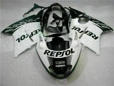 Cheap 1996-2007 White Black Repsol Honda CBR1100XX Replacement Motorcycle Fairings Canada
