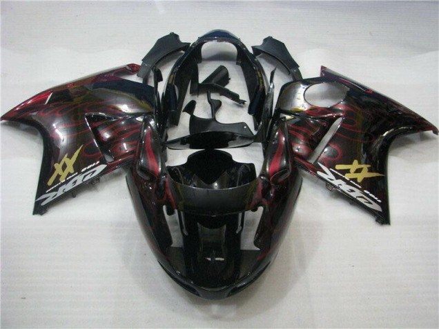 Cheap 1996-2007 Red Flame Honda CBR1100XX Motor Fairings Canada Cheap 1996-2007 Red Flame Honda CBR1100XX Motor Fairings Canada