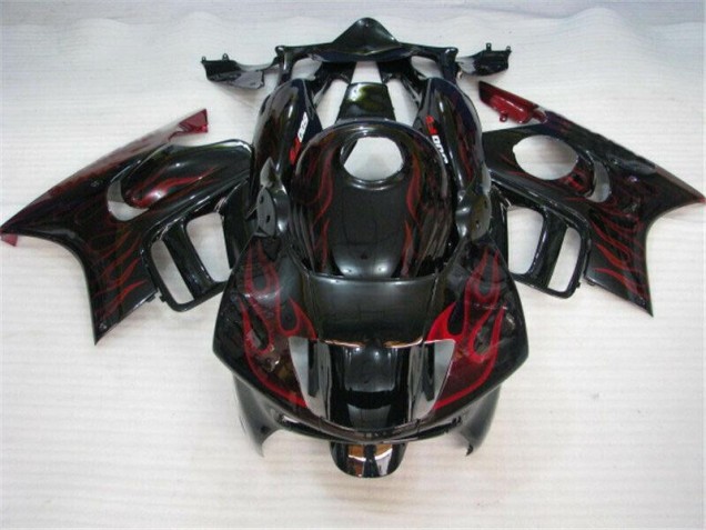 Cheap 1995-1998 Black Red Flame Honda CBR600 F3 Bike Fairings Canada Cheap 1995-1998 Black Red Flame Honda CBR600 F3 Bike Fairings Canada