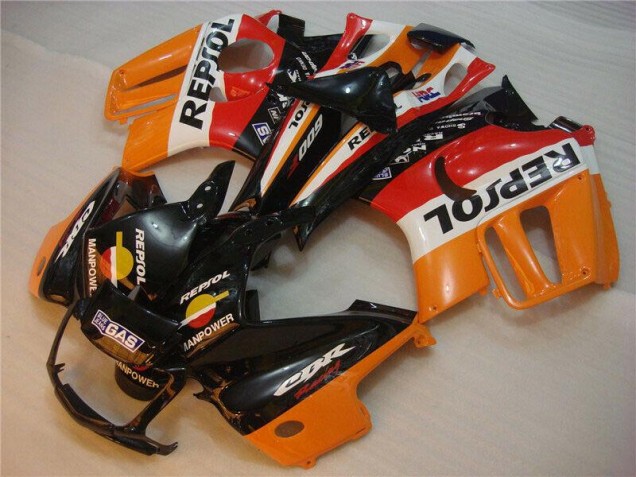 Cheap 1995-1998 Black Orange Repsol Honda CBR600 F3 Motorcycle Fairings Kits Canada Cheap 1995-1998 Black Orange Repsol Honda CBR600 F3 Motorcycle Fairings Kits Canada