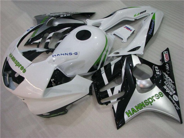 Cheap 1995-1998 White Green Hannspree Honda CBR600 F3 Motorcycle Fairings Kit Canada Cheap 1995-1998 White Green Hannspree Honda CBR600 F3 Motorcycle Fairings Kit Canada