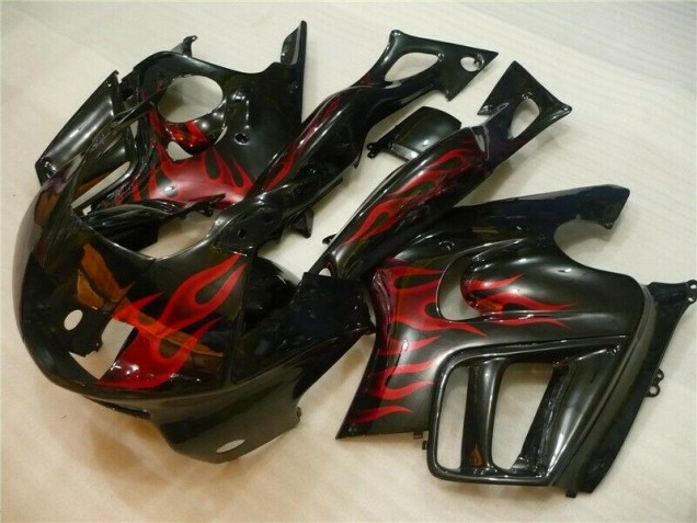 Cheap 1995-1998 Black Red Flame Honda CBR600 F3 Motorcycle Fairing Canada