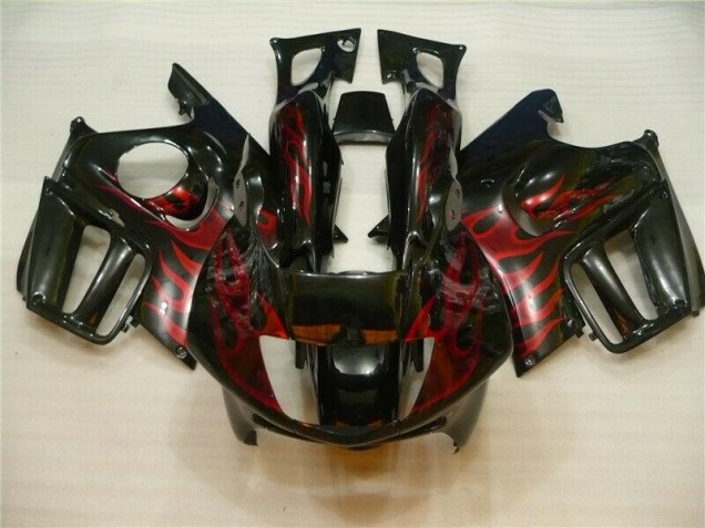 Cheap 1995-1998 Black Red Flame Honda CBR600 F3 Motorcycle Fairing Canada