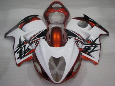 Cheap 1996-2007 Orange White Black Suzuki GSXR 1300 Hayabusa Bike Fairings Canada
