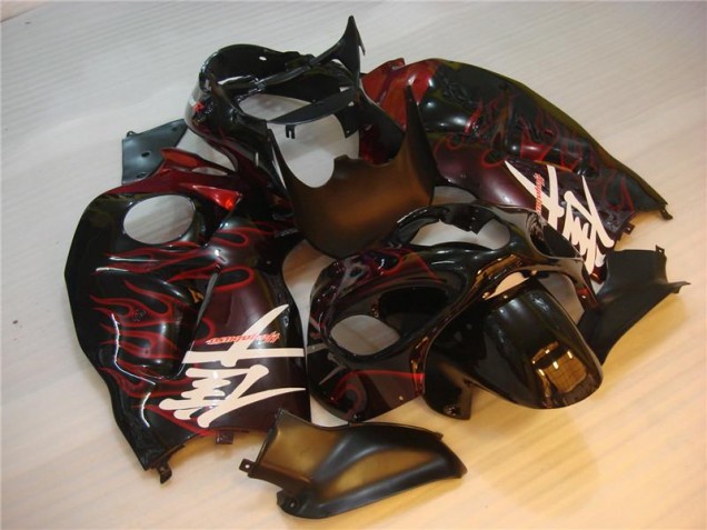 Cheap 1996-2007 Black Red Flame Suzuki GSXR 1300 Hayabusa Motorbike Fairing Canada Cheap 1996-2007 Black Red Flame Suzuki GSXR 1300 Hayabusa Motorbike Fairing Canada