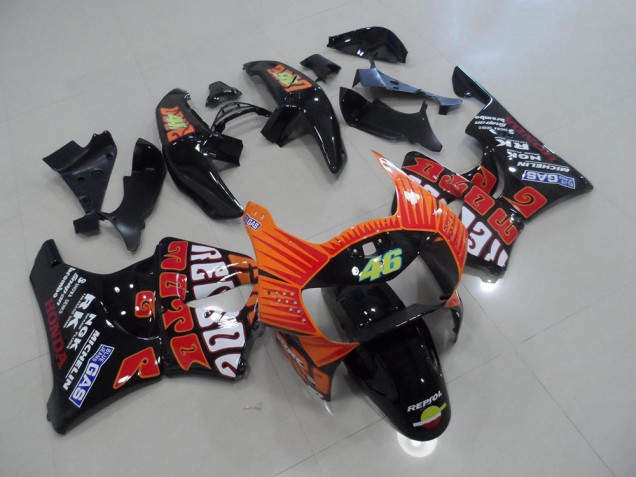 Cheap 1998-1999 Black Rossi Honda CBR900RR 919 Motorbike Fairing Kits Canada Cheap 1998-1999 Black Rossi Honda CBR900RR 919 Motorbike Fairing Kits Canada