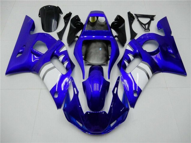 Cheap 1998-2002 Blue White Yamaha YZF R6 Motorcycle Fairings Kits Canada Cheap 1998-2002 Blue White Yamaha YZF R6 Motorcycle Fairings Kits Canada