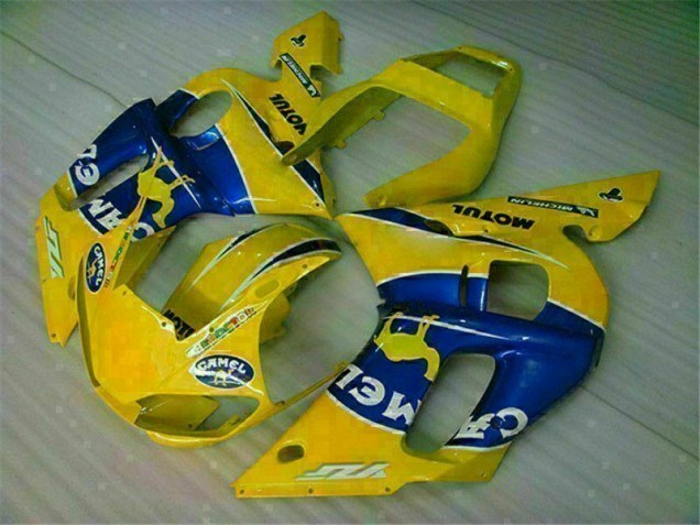 Cheap 1998-2002 Yellow Blue Yamaha YZF R6 Motorcycle Fairing Kit Canada Cheap 1998-2002 Yellow Blue Yamaha YZF R6 Motorcycle Fairing Kit Canada