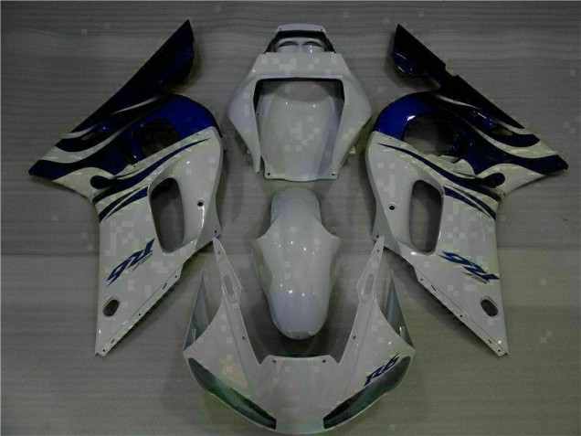Cheap 1998-2002 White Blue Yamaha YZF R6 Bike Fairings Canada Cheap 1998-2002 White Blue Yamaha YZF R6 Bike Fairings Canada