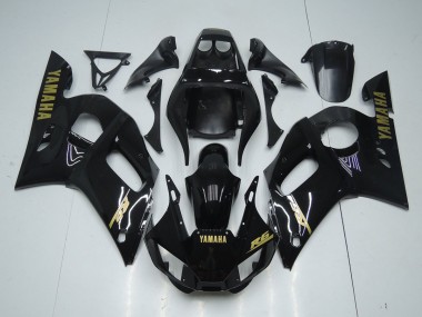 Cheap 1998-2002 Glossy Black Gold Sticker Yamaha YZF R6 Bike Fairings Canada