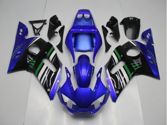 Cheap 1998-2002 Blue Monster Yamaha YZF R6 Motor Bike Fairings Canada Cheap 1998-2002 Blue Monster Yamaha YZF R6 Motor Bike Fairings Canada