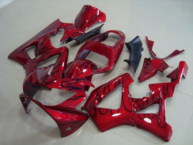 Cheap 2000-2001 Red Black Flame Honda CBR900RR 929 Bike Fairing Canada Cheap 2000-2001 Red Black Flame Honda CBR900RR 929 Bike Fairing Canada