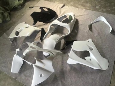 Cheap 2000-2001 Pure White Glossy Black Kawasaki ZX9R Motorcycle Fairings Kits Canada