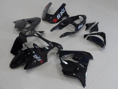 Cheap 2000-2001 Black with Grey Decals Kawasaki ZX9R Motorcycle Fairing Kit Canada