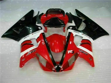 Cheap 2000-2001 Red Yamaha YZF R1 Motorcycle Fairings Kit Canada