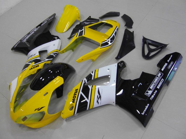 Cheap 2000-2001 Yellow Anniversary Yamaha YZF R1 Motorbike Fairing Kits Canada Cheap 2000-2001 Yellow Anniversary Yamaha YZF R1 Motorbike Fairing Kits Canada