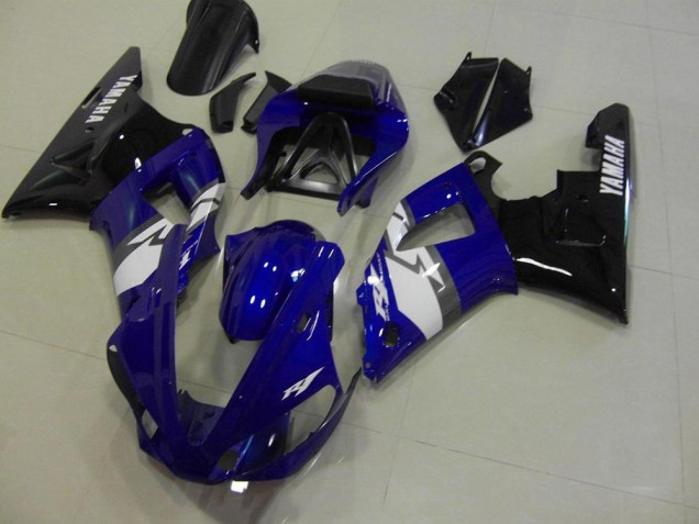 Cheap 2000-2001 Blue Black White Yamaha YZF R1 Motorcycle Fairings Kit Canada Cheap 2000-2001 Blue Black White Yamaha YZF R1 Motorcycle Fairings Kit Canada