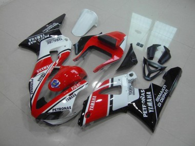 Cheap 2000-2001 Red White Yamalube Yamaha YZF R1 Motorcycle Fairing Canada