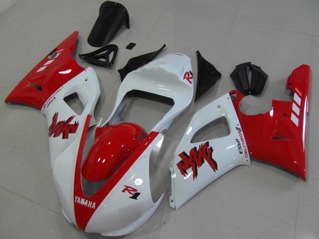 Cheap 2000-2001 Red White Race Yamaha YZF R1 Motorbike Fairing Canada Cheap 2000-2001 Red White Race Yamaha YZF R1 Motorbike Fairing Canada