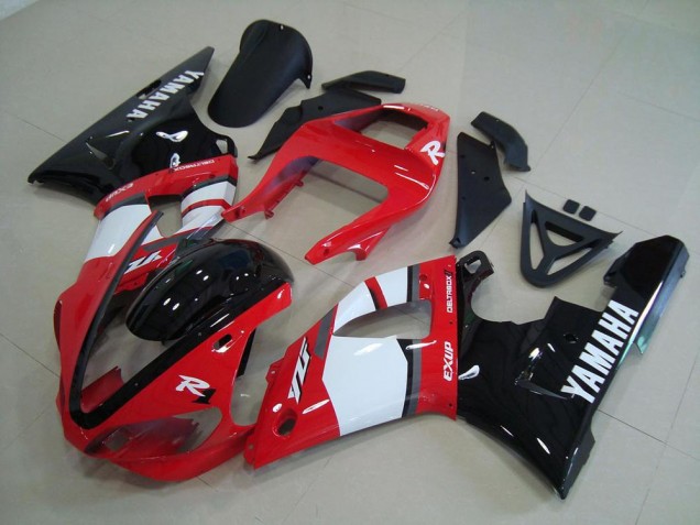 Cheap 2000-2001 Red Black White Yamaha YZF R1 Moto Fairings Canada Cheap 2000-2001 Red Black White Yamaha YZF R1 Moto Fairings Canada