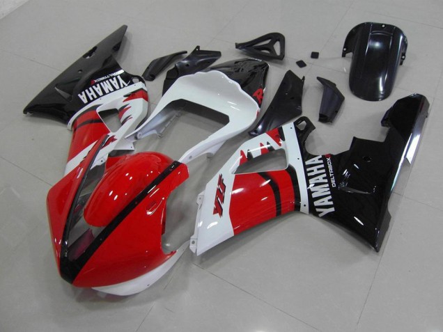Cheap 2000-2001 Red Black White Race Version Yamaha YZF R1 Motorcycle Replacement Fairings Canada