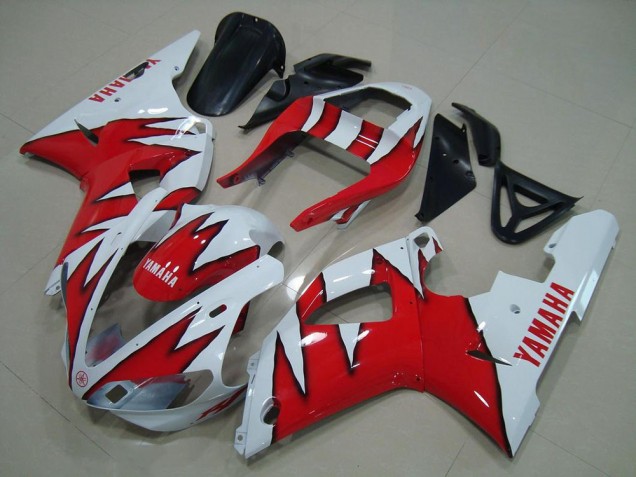 Cheap 2000-2001 White Red Flame Yamaha YZF R1 Motorcylce Fairings Canada Cheap 2000-2001 White Red Flame Yamaha YZF R1 Motorcylce Fairings Canada