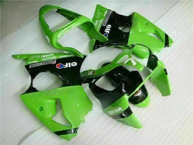 Cheap 2000-2002 Green Black Kawasaki ZX6R Bike Fairings Canada Cheap 2000-2002 Green Black Kawasaki ZX6R Bike Fairings Canada