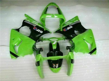 Cheap 2000-2002 Green Black Kawasaki ZX6R Bike Fairings Canada