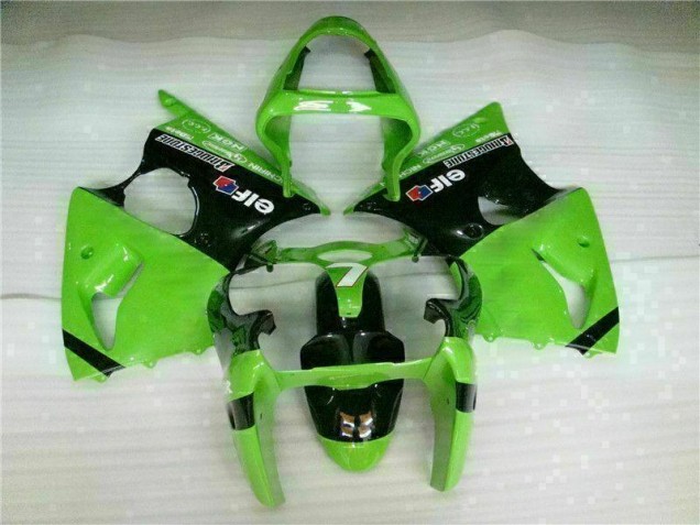 Cheap 2000-2002 Green Black Kawasaki ZX6R Bike Fairings Canada Cheap 2000-2002 Green Black Kawasaki ZX6R Bike Fairings Canada