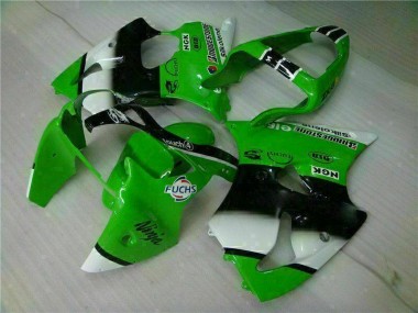 Cheap 2000-2002 Green Black Kawasaki ZX6R Motorbike Fairing Canada