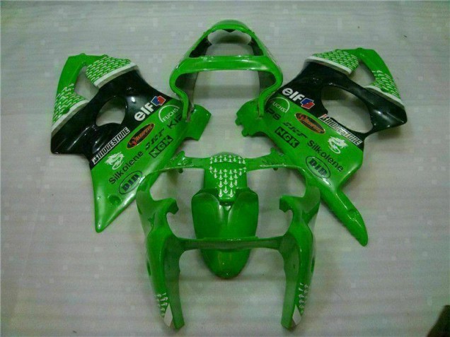 Cheap 2000-2002 Green Black Kawasaki ZX6R Motor Bike Fairings Canada Cheap 2000-2002 Green Black Kawasaki ZX6R Motor Bike Fairings Canada