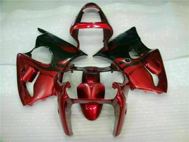 Cheap 2000-2002 Red Black Kawasaki ZX6R Bike Fairing Kit Canada Cheap 2000-2002 Red Black Kawasaki ZX6R Bike Fairing Kit Canada
