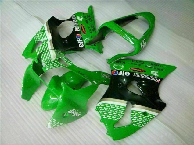 Cheap 2000-2002 Green Black Kawasaki ZX6R Motorcycle Bodywork Canada Cheap 2000-2002 Green Black Kawasaki ZX6R Motorcycle Bodywork Canada