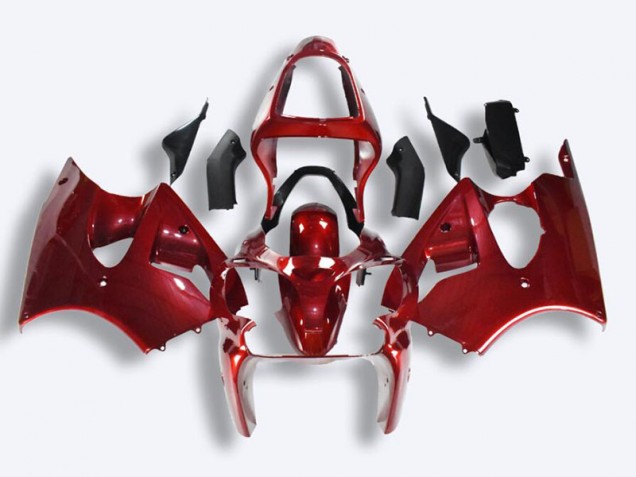 Cheap 2000-2002 Red Kawasaki ZX6R Motorcycle Fairings Canada