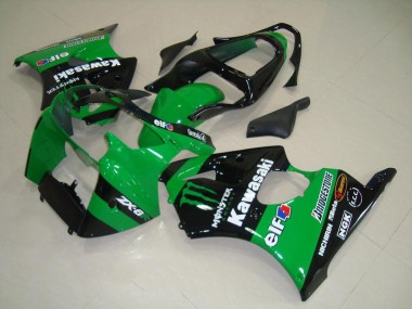 Cheap 2000-2002 Green Monster Kawasaki ZX6R Replacement Motorcycle Fairings Canada