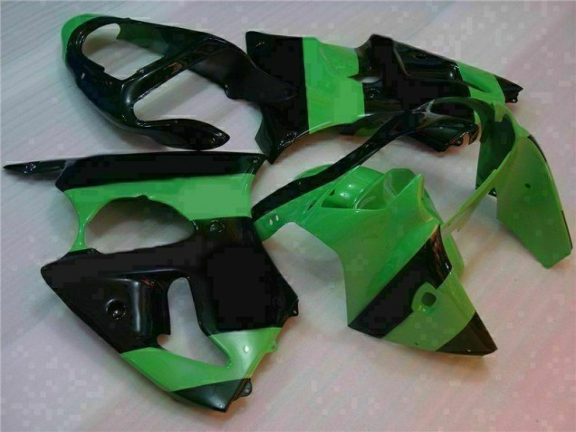 Cheap 2000-2002 Green Black Kawasaki ZX6R Motorcycle Fairings Canada Cheap 2000-2002 Green Black Kawasaki ZX6R Motorcycle Fairings Canada