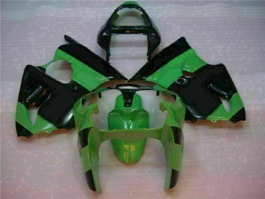Cheap 2000-2002 Green Black Kawasaki ZX6R Motorcycle Fairings Canada