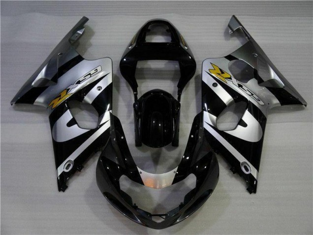 Cheap 2000-2002 Silver Black Suzuki GSXR 1000 Motor Fairings Canada Cheap 2000-2002 Silver Black Suzuki GSXR 1000 Motor Fairings Canada