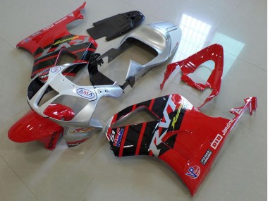 Cheap 2000-2006 Red Silver Honda VTR1000 Motorbike Fairing Canada