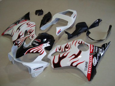 Cheap 2001-2003 White Flame Honda CBR600 F4i Motorcylce Fairings Canada