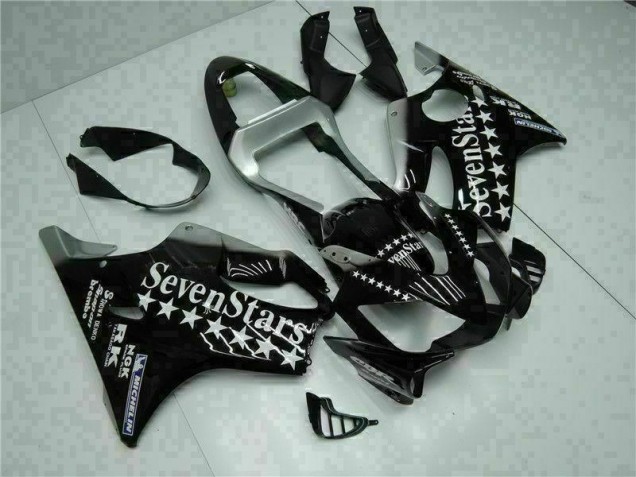 Cheap 2001-2003 Black White Seven Stars Honda CBR600 F4i Bike Fairing Canada Cheap 2001-2003 Black White Seven Stars Honda CBR600 F4i Bike Fairing Canada