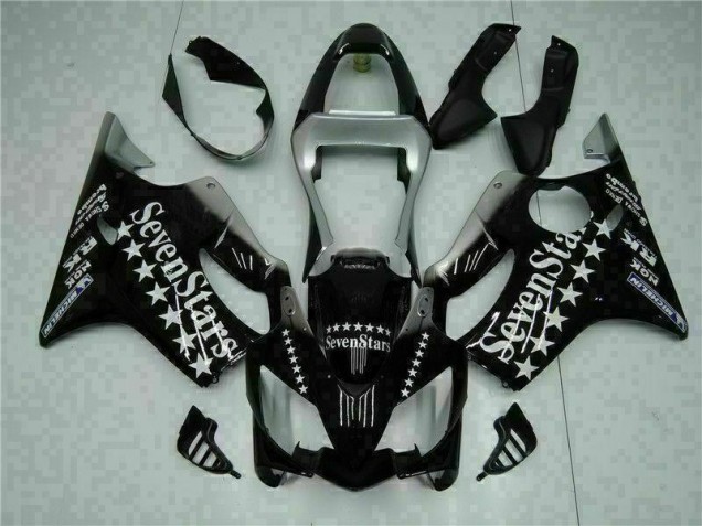Cheap 2001-2003 Black White Seven Stars Honda CBR600 F4i Bike Fairing Canada Cheap 2001-2003 Black White Seven Stars Honda CBR600 F4i Bike Fairing Canada
