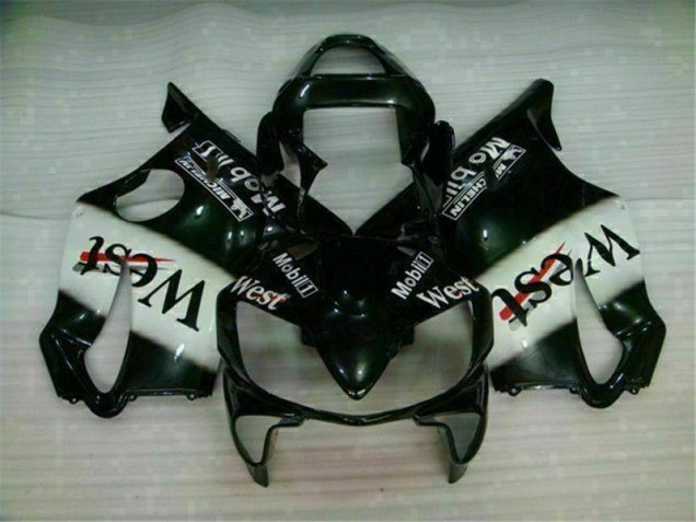 Cheap 2001-2003 White Black West Honda CBR600 F4i Bike Fairings Canada