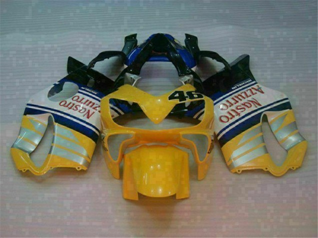 Cheap 2001-2003 Yellow Silver Nastro Azzurro Honda CBR600 F4i Motorcylce Fairings Canada Cheap 2001-2003 Yellow Silver Nastro Azzurro Honda CBR600 F4i Motorcylce Fairings Canada