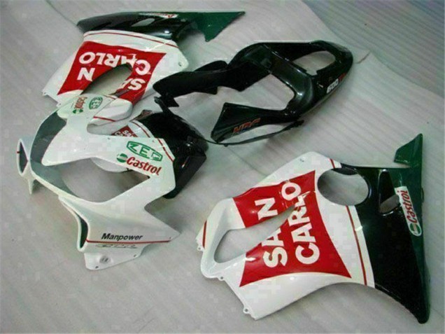 Cheap 2001-2003 Red White Black San Carlo Honda CBR600 F4i Bike Fairing Canada Cheap 2001-2003 Red White Black San Carlo Honda CBR600 F4i Bike Fairing Canada