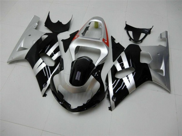 Cheap 2001-2003 Black Silver Suzuki GSXR 600/750 Motorbike Fairing Canada Cheap 2001-2003 Black Silver Suzuki GSXR 600/750 Motorbike Fairing Canada