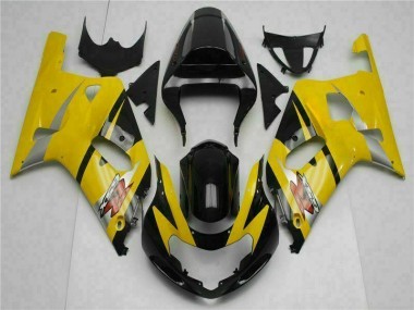 Cheap 2001-2003 Yellow Suzuki GSXR 600/750 Replacement Motorcycle Fairings Canada