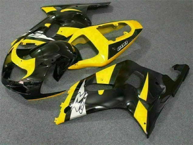 Cheap 2001-2003 Yellow Black Suzuki GSXR 600/750 Motorcycle Replacement Fairings Canada Cheap 2001-2003 Yellow Black Suzuki GSXR 600/750 Motorcycle Replacement Fairings Canada