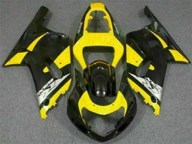 Cheap 2001-2003 Yellow Black Suzuki GSXR 600/750 Motorcycle Replacement Fairings Canada