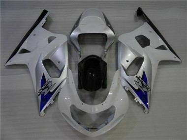 Cheap 2001-2003 White Silver Suzuki GSXR 600/750 Bike Fairings Canada